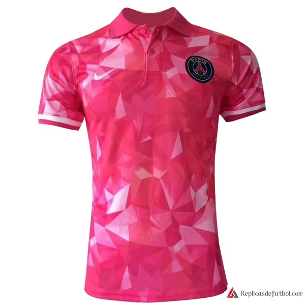 Polo Paris Saint Germain 2017-2018 Rosa